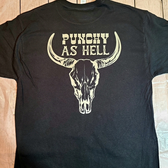 Punchy As Hell Graphic Tee - Black - Picture 3 of 12